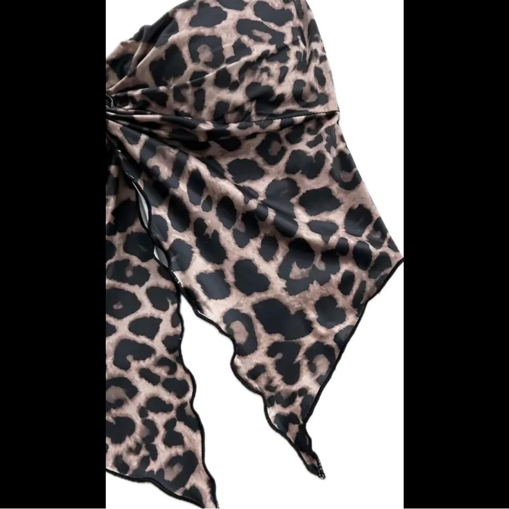 Leopard, Boho, Bandeau Top - Picture 4 of 6